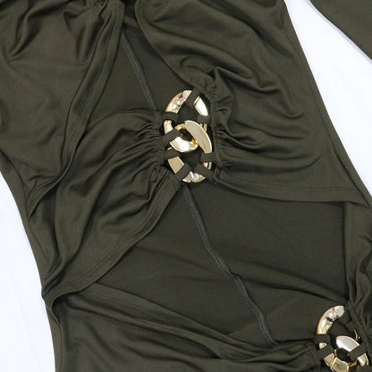 Entanglement Cutout Maxi Dress