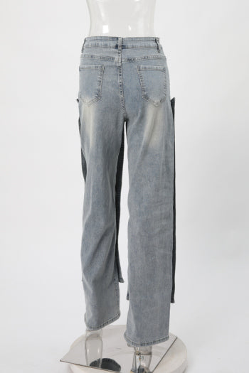Women's S-3XL High-Waist Straight Leg Jeans | Stylish Slight Stretch Denim