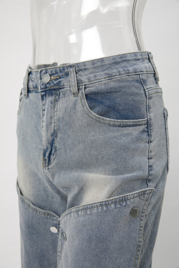 Women's S-3XL High-Waist Straight Leg Jeans | Stylish Slight Stretch Denim