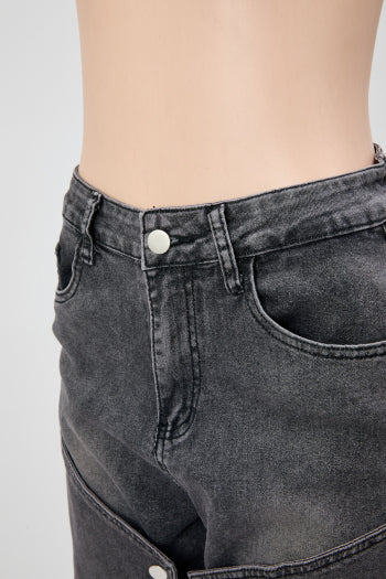 Women's S-3XL High-Waist Straight Leg Jeans | Stylish Slight Stretch Denim
