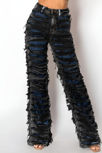 Grunge Style Ripper Jeans image 2