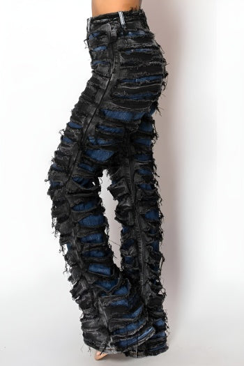 Grunge Style Ripper Jeans image 3