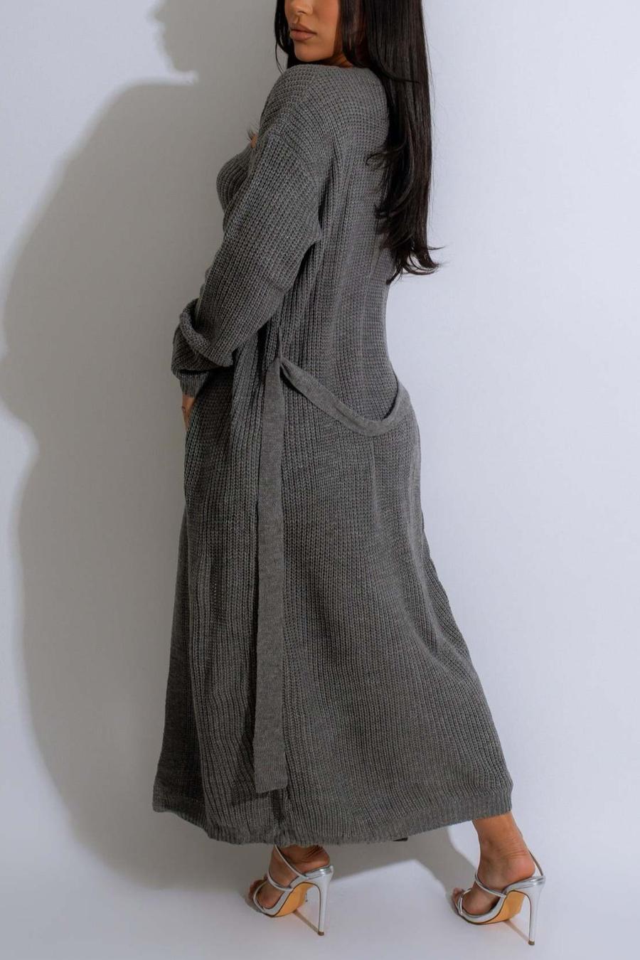 Summer cardigan sweater shorts set