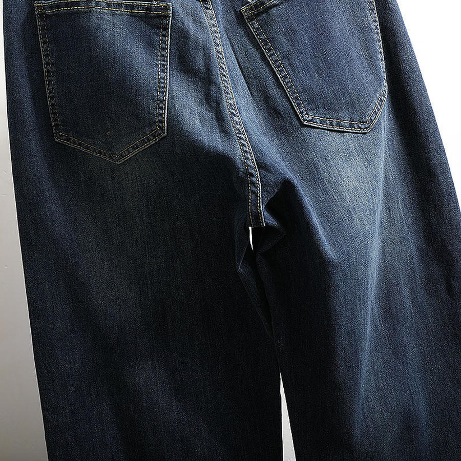 Rhinestone Hollow High Waist Jeans