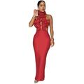 Bed of Roses Halter Maxi Dress
