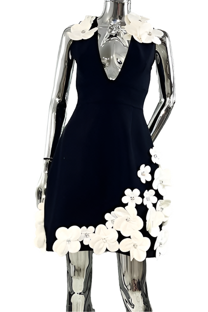 Floral Elegance Mini Dress