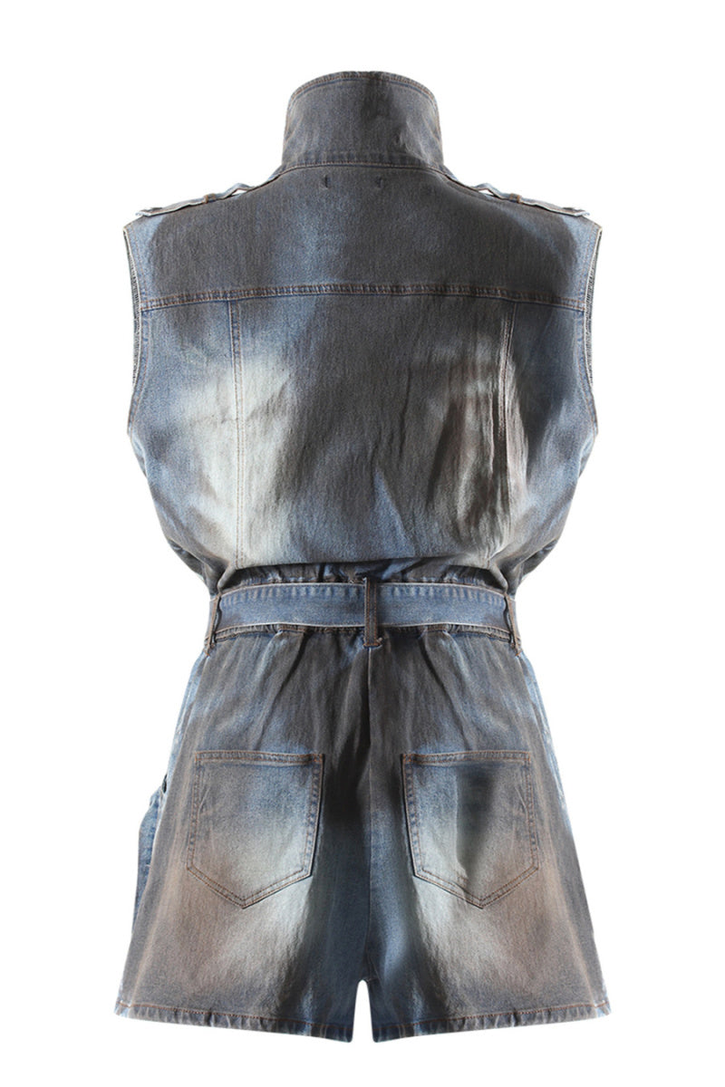 Urban Edge Zipper Utility Romper