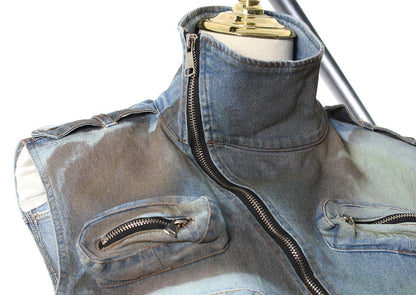 Urban Edge Zipper Utility Romper