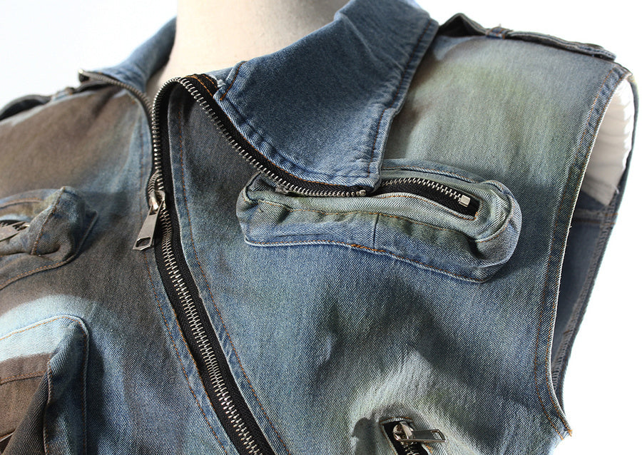 Urban Edge Zipper Utility Romper