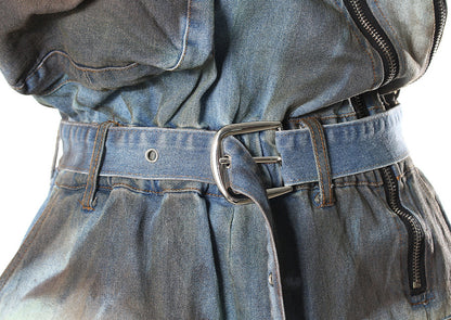 Urban Edge Zipper Utility Romper
