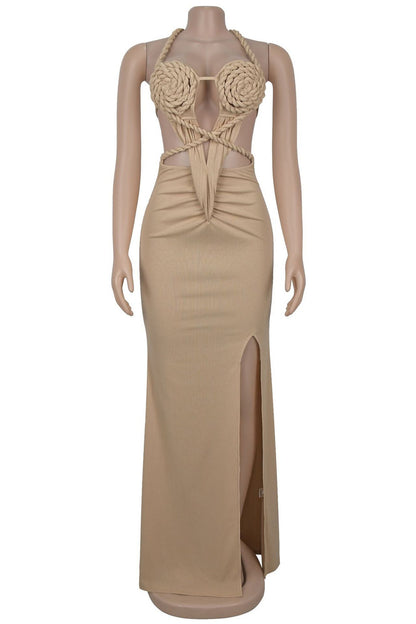 Hypnotize High Slit Maxi Dress