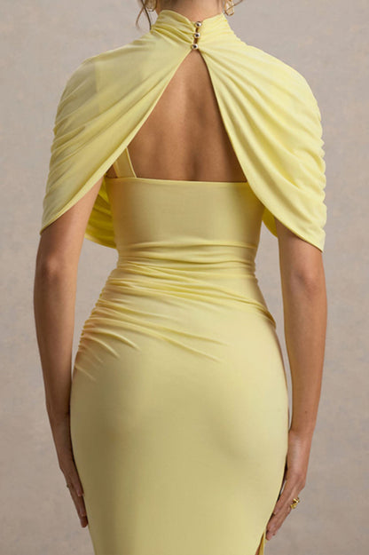 Scarlet Siren Draped Midi Dress Set